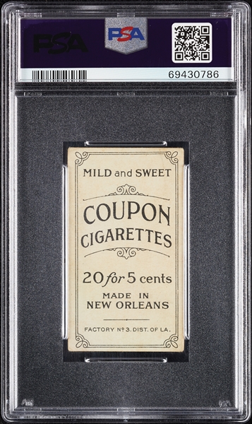 1914 T213 Coupon Cigarettes (Type 2) Bill Sweeney Boston PSA 1.5