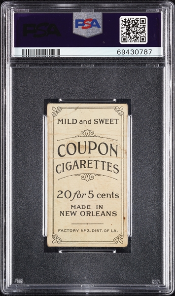 1914 T213 Coupon Cigarettes (Type 2) Bill Sweeney Boston PSA 1