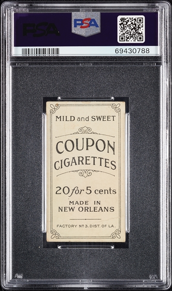 1914 T213 Coupon Cigarettes (Type 2) Ira Thomas Phila. Amer. PSA 1