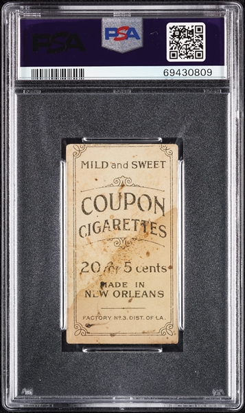 1914 T213 Coupon Cigarettes (Type 2) Ed Willett Memphis PSA 1.5