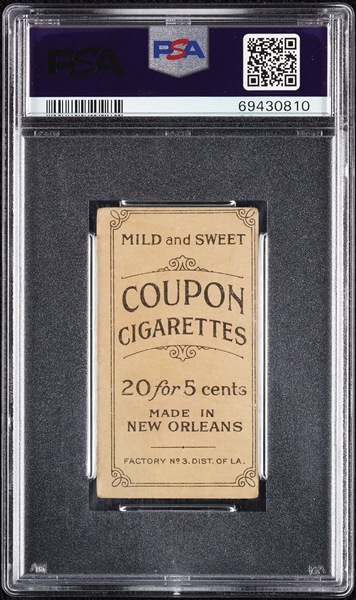 1914 T213 Coupon Cigarettes (Type 2) Ed Willett Memphis PSA 1