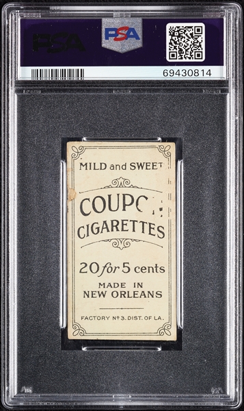 1914 T213 Coupon Cigarettes (Type 2) Ed Willett St. Louis PSA 1.5