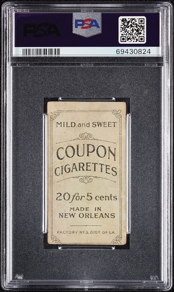 1914 T213 Coupon Cigarettes (Type 2) Hooks Wiltse New York, Portrait PSA 1.5