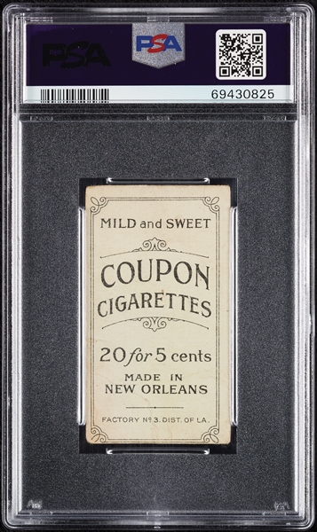 1914 T213 Coupon Cigarettes (Type 2) Hooks Wiltse New York, Portrait PSA 1