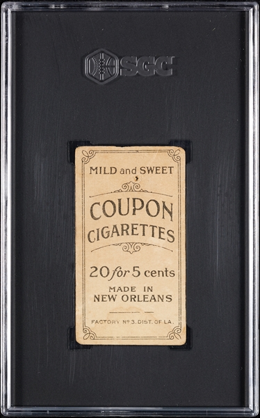 1914 T213 Coupon Cigarettes (Type 2) Owen Wilson SGC 1