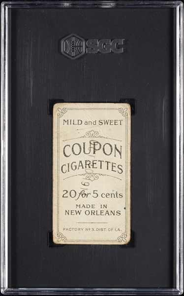 1914 T213 Coupon Cigarettes (Type 2) Bob Groom SGC 1