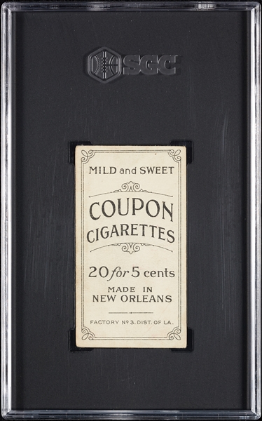 1914 T213 Coupon Cigarettes (Type 2) Bob Groom SGC 2