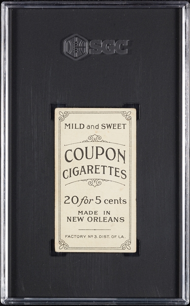 1914 T213 Coupon Cigarettes (Type 2) Clark Griffith SGC 1.5