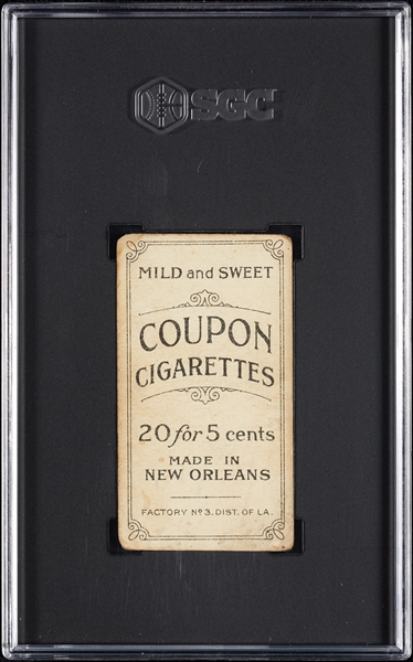 1914 T213 Coupon Cigarettes (Type 2) Jean Dubuc SGC 2.5