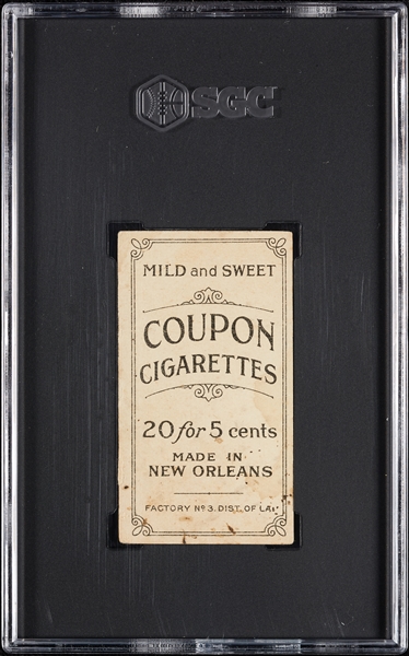 1914 T213 Coupon Cigarettes (Type 2) Dots Miller SGC 1.5