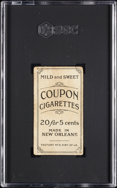 1914 T213 Coupon Cigarettes (Type 2) Chief Meyers New York, Fielding SGC 1