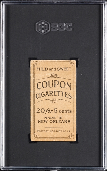 1914 T213 Coupon Cigarettes (Type 2) John McGraw Portrait SGC 1