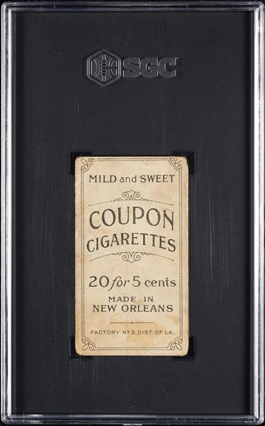 1914 T213 Coupon Cigarettes (Type 2) Thomas Leach Cincinnati SGC 1