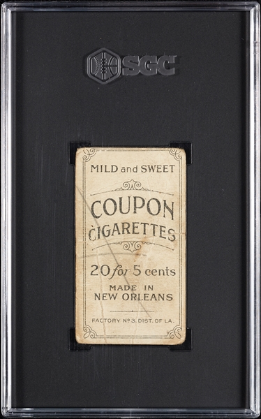 1914 T213 Coupon Cigarettes (Type 2) Roger Bresnahan Chicago SGC 1