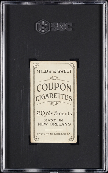1914 T213 Coupon Cigarettes (Type 2) Owen Wilson SGC 2