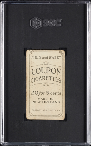 1914 T213 Coupon Cigarettes (Type 2) Ed Willett St. Louis SGC 2