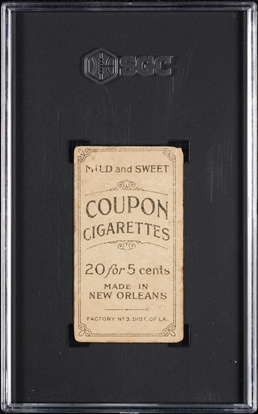 1914 T213 Coupon Cigarettes (Type 2) Dode Paskert Philadelphia Nat. SGC 1