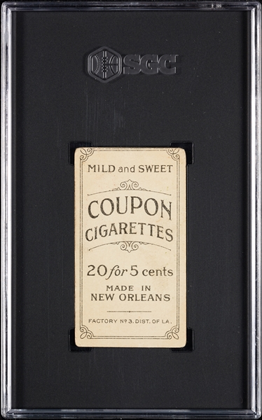 1914 T213 Coupon Cigarettes (Type 2) Harry Krause SGC 1.5