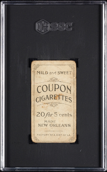 1914 T213 Coupon Cigarettes (Type 2) Mickey Doolan Baltimore, Batting SGC 1