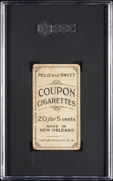 1914 T213 Coupon Cigarettes (Type 2) Josh Devore Philadelphia SGC 1