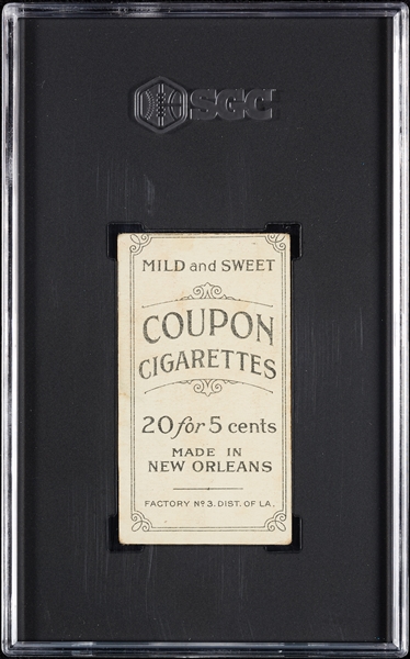 1914 T213 Coupon Cigarettes (Type 2) Larry Doyle Portrait SGC 2