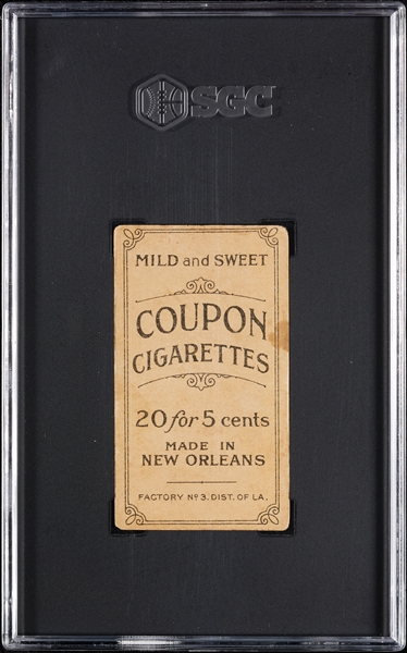 1914 T213 Coupon Cigarettes (Type 2) Nap Rucker Brooklyn SGC 1