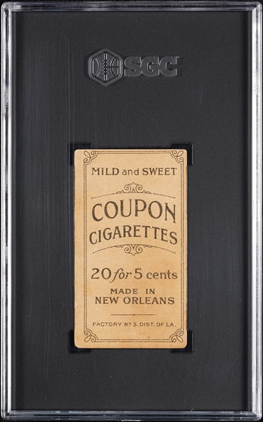1914 T213 Coupon Cigarettes (Type 2) Dode Paskert Philadelphia Nat. SGC 2