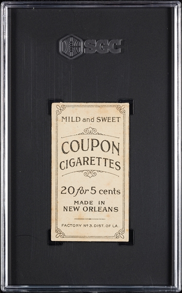 1914 T213 Coupon Cigarettes (Type 2) Heinie Zimmerman SGC 1.5