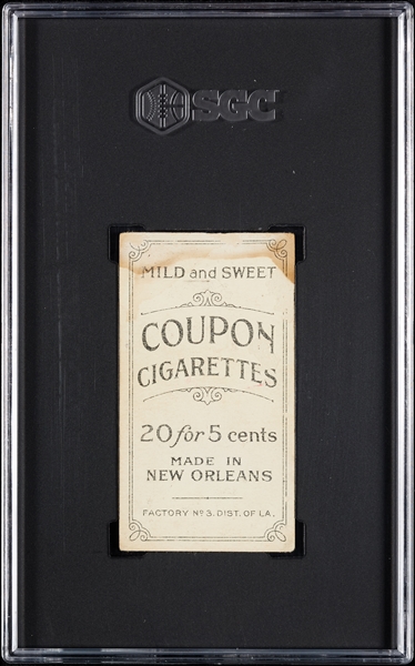 1914 T213 Coupon Cigarettes (Type 2) Hooks Wiltse New York, Portrait SGC 1
