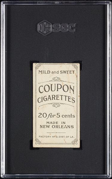 1914 T213 Coupon Cigarettes (Type 2) Ed Summers SGC 1.5