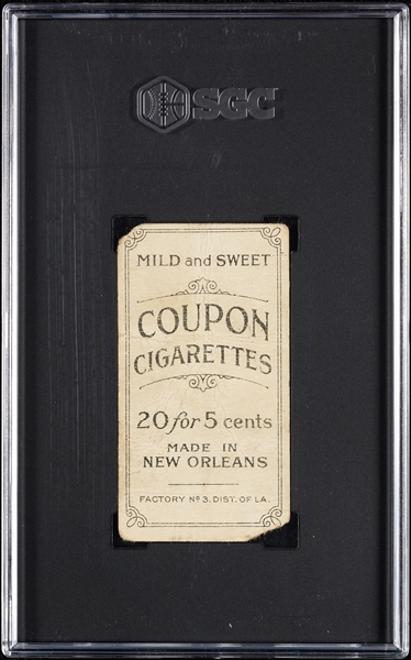 1914 T213 Coupon Cigarettes (Type 2) Red Murray New York SGC Authentic