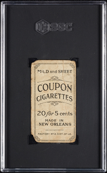 1914 T213 Coupon Cigarettes (Type 2) George McQuillan Pittsburgh Nat. SGC 1