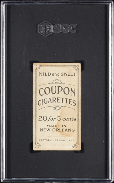 1914 T213 Coupon Cigarettes (Type 2) John McGraw Glove At Side SGC 1
