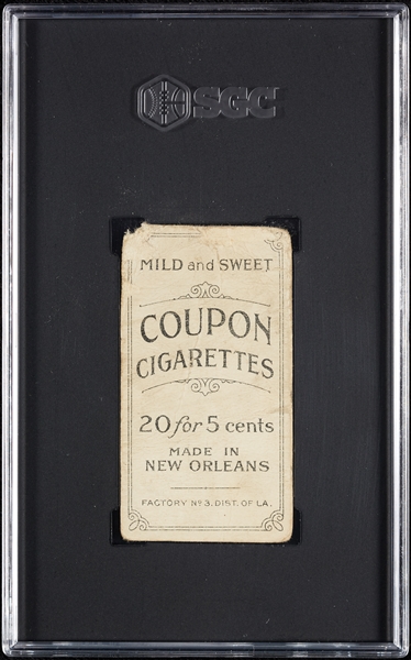 1914 T213 Coupon Cigarettes (Type 2) Thomas Leach Chicago SGC 1