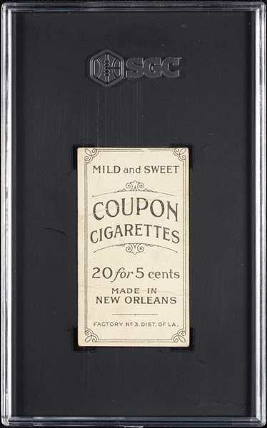 1914 T213 Coupon Cigarettes (Type 2) Johnny Evers SGC Authentic