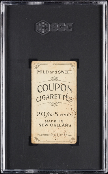 1914 T213 Coupon Cigarettes (Type 2) John Hummel Brooklyn Nat. SGC 1