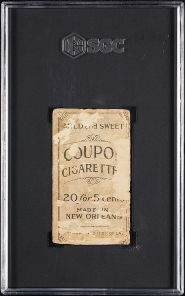 1914 T213 Coupon Cigarettes (Type 2) Mordecai Brown SGC Authentic