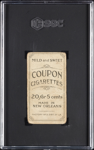 1914 T213 Coupon Cigarettes (Type 2) Ray Demmitt Chicago, St. Louis Uniform SGC 1