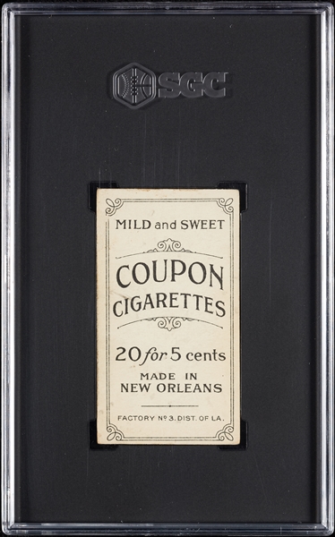 1914 T213 Coupon Cigarettes (Type 2) Mickey Doolan Baltimore, Batting SGC 2.5