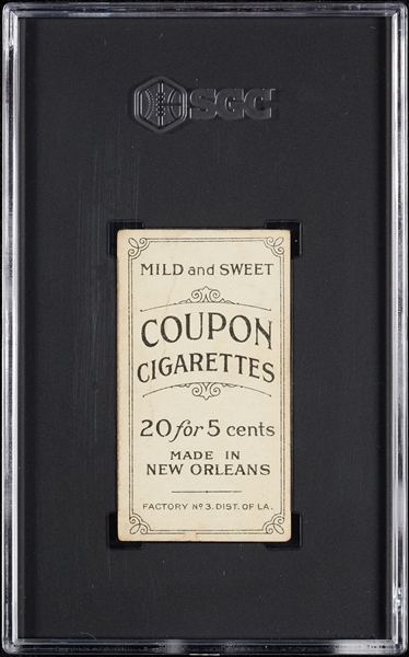 1914 T213 Coupon Cigarettes (Type 2) Dode Paskert Philadelphia Nat. SGC 2.5