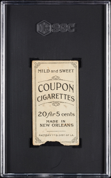 1914 T213 Coupon Cigarettes (Type 2) Larry Doyle Portrait SGC Authentic