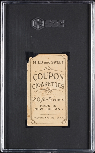 1914 T213 Coupon Cigarettes (Type 2) Larry Doyle Batting SGC Authentic