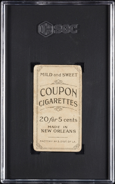 1914 T213 Coupon Cigarettes (Type 2) Larry Doyle Portrait SGC 1