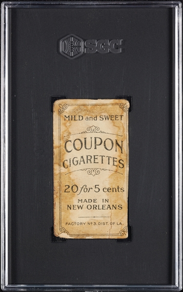 1914 T213 Coupon Cigarettes (Type 2) Danny Murphy SGC Authentic