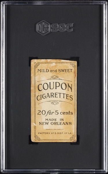 1914 T213 Coupon Cigarettes (Type 2) Tom Needham SGC Authentic