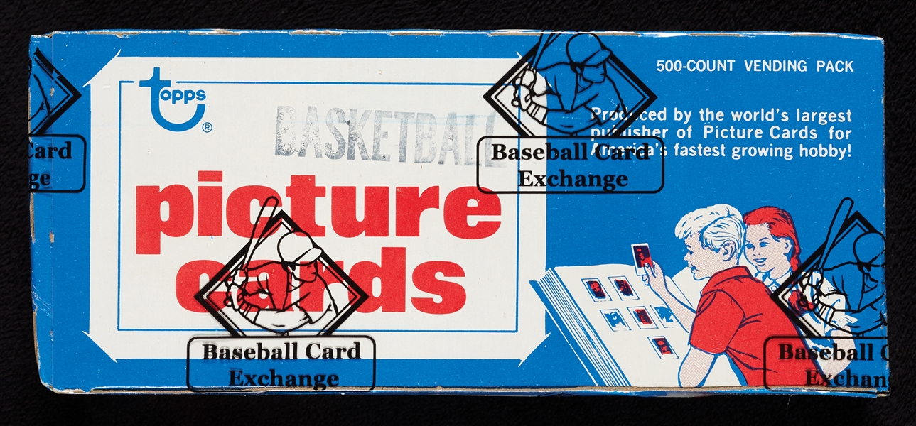 1979-80 Topps Basketball Vending Box (500) (Fritsch/BBCE)