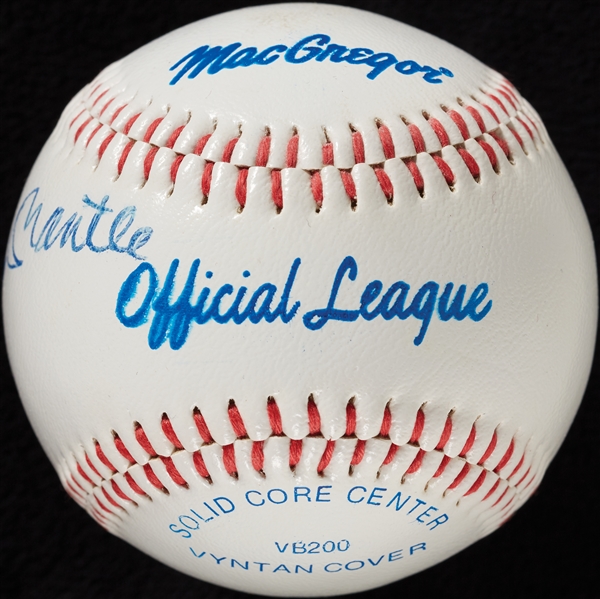 Mickey Mantle Single-Signed Baseball (BAS)