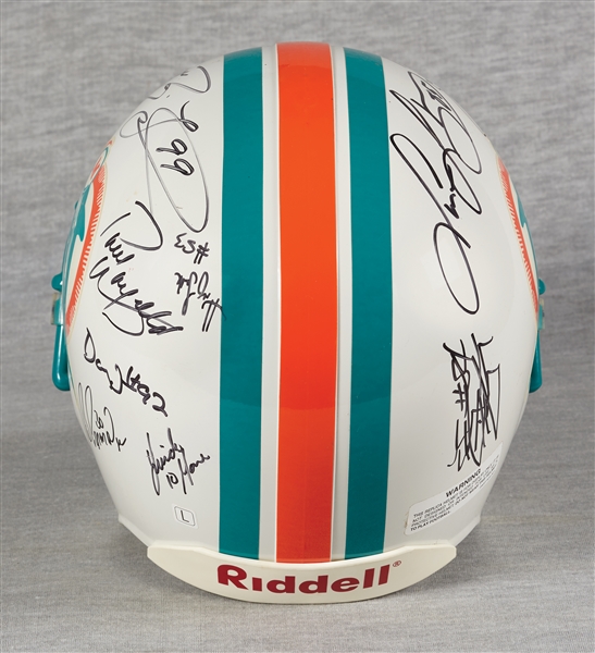Miami Dolphins Greats Multi-Signed Full-Size Helmet (BAS)