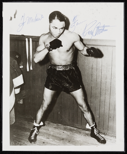 Henry Armstrong Signed 8x10 Photo (PSA/DNA)