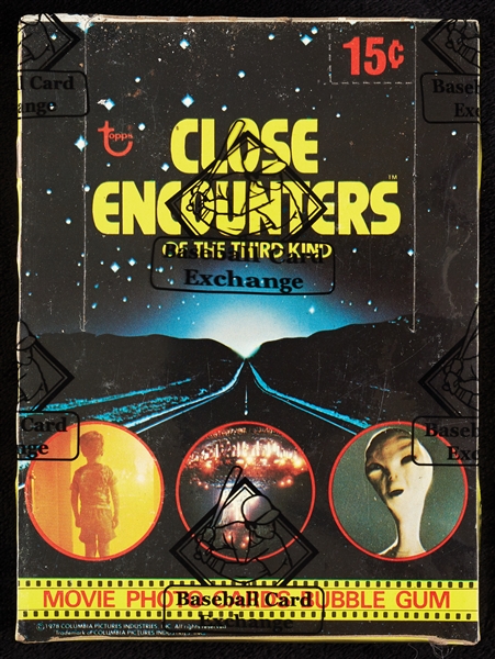 1978 Topps Close Encounters Wax Box (BBCE)